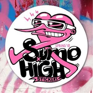 Autocollant dessin animé 'Sourire High' édition printemps 2018