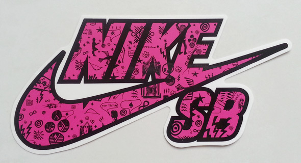  High stickers X Nike SB Project B.A.