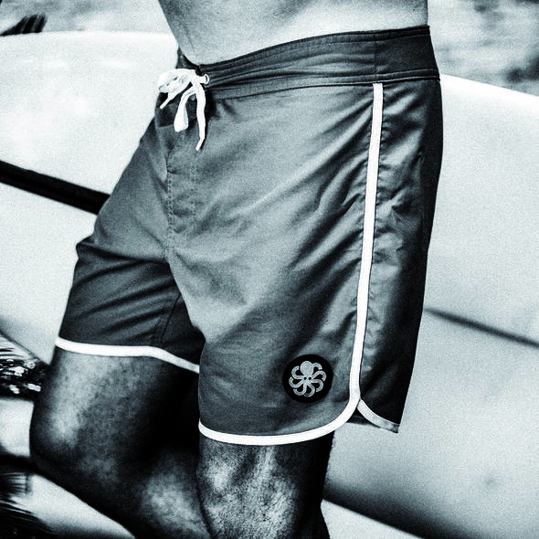 photographie vintage de short de bain en tissu