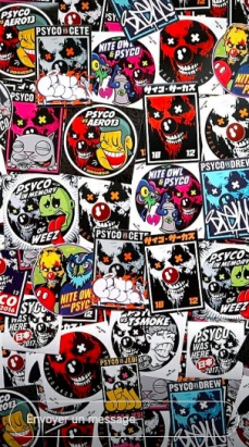 Collection variée de stickers personnalisés aux graphismes colorés et créatifs imprimés sur mesure