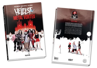 Bande dessinée Hellfest Metal Vortex recto verso