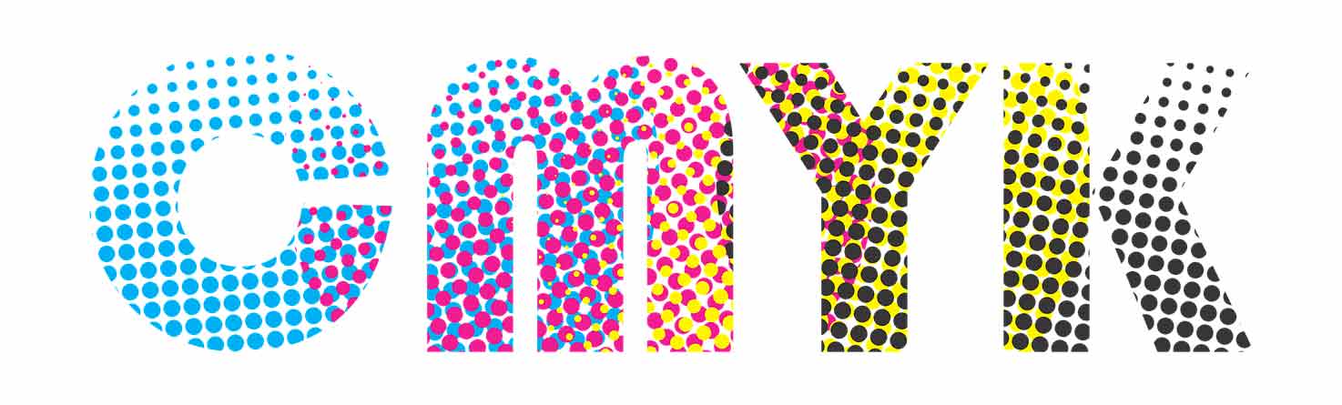 CMJN Trame d'impression quadri cyan Magenta Jaune Noir